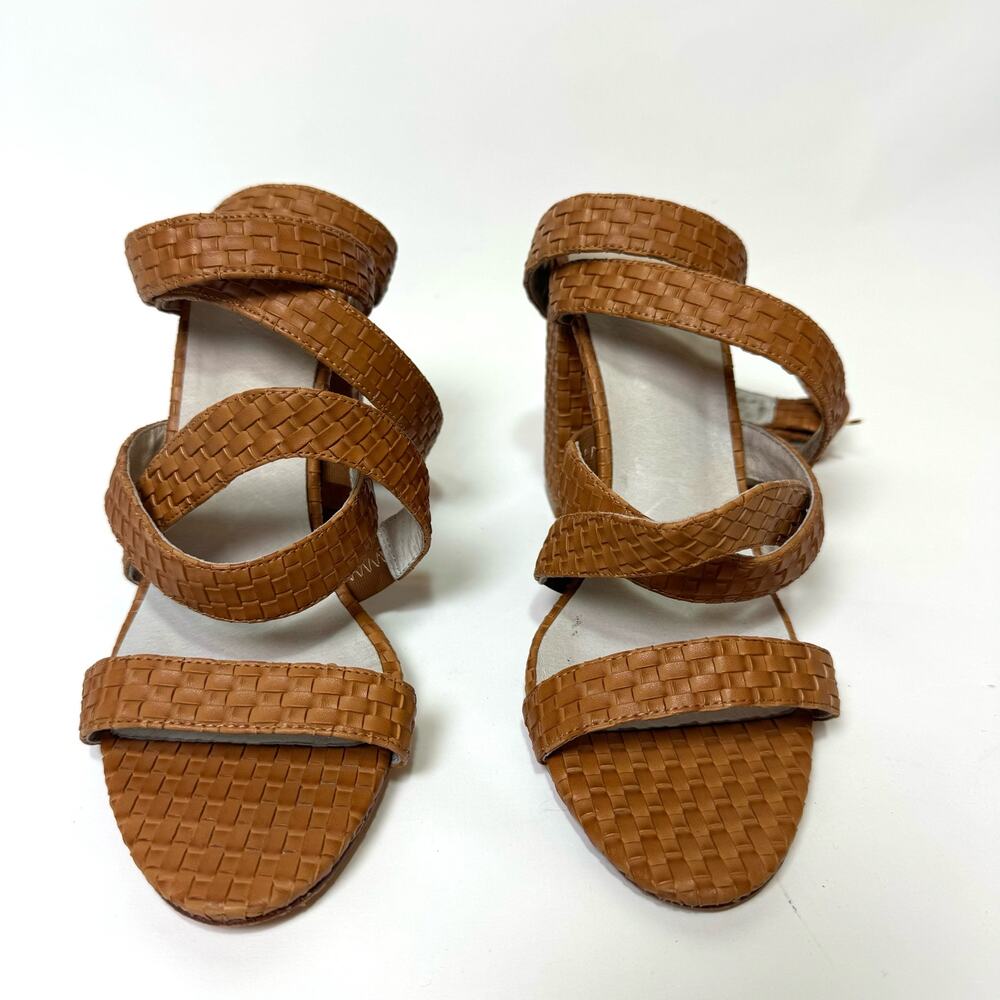 RAYE Ankle Straps Heel Women's Brown Size 9.5